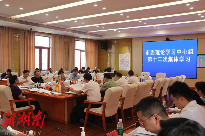 邵东市委理论学习中心组举行第十二次集体学习_邵阳头条网